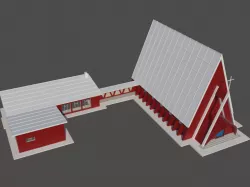 CS Church, in H0 scale