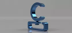Curtain hanger clip