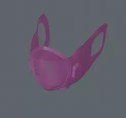 Cyberpunk kiwi mask from edge runners