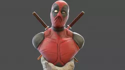 Deadpool Bust STL