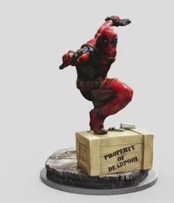 Deadpool Statue