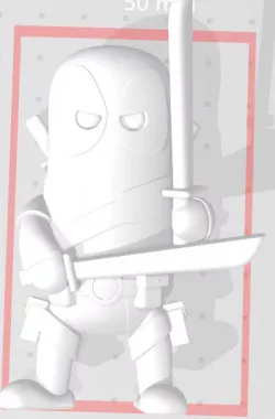 deadpool with 4 swords