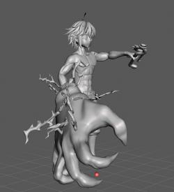 Demon Meliodas (Seven Deadly Sins) 3D Model