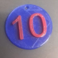 Digits 1 to 32, key ring digit, Number ,Number