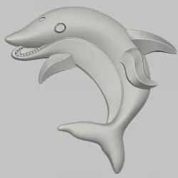 dolphin,dolphin STL file