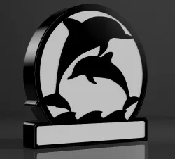 dolphin lamp