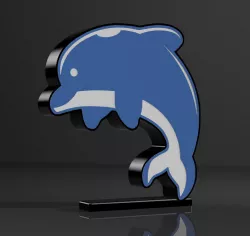 dolphin lamp