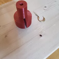 Drill bit hook (drill bit attachment for driving hooks)