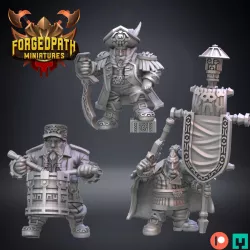 Dwarf Pirate Command Unit - White Beard's Pirates