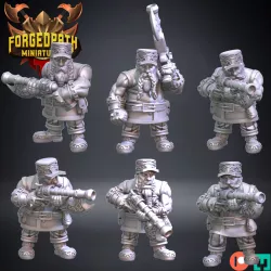 Dwarf Pirate Gunners - White Beard's Pirates