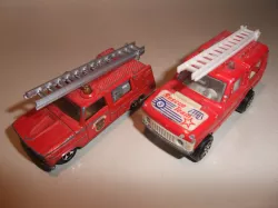 Echelle double pour Camion de pompier Dodge Majorette n°204 - Double ladder for fire truck Dodge Majorette n°204