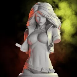 Fanart ROGUE from X-MEN - Bust version