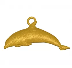 Fashion Decor earing Tiket keychain Dolphin keyring trinket necklace pendant key-keeper d-04 3d-print and cnc