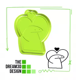 FLORK LOVE U COOKIE CUTTER DEBOSSER / COOKIE CUTTER I LOVE YOU