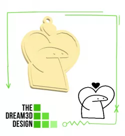 FLORK LOVE U KEYCHAIN/ KEYRING