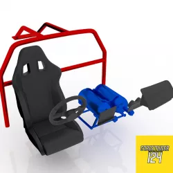 FNF 2 BRIAN'S R34 INTERIOR PART 1/24 SCALE