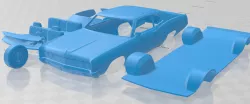 Ford Galaxie 500 Fastback 1969 Printable Car