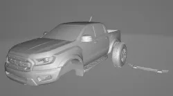 FORD RAPTOR CREW CAB 3D PRINT MODEL