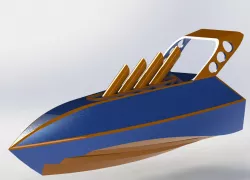 futuristic boat