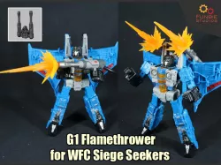 G1 Flamethrower for Transformers WFC Siege Seekers