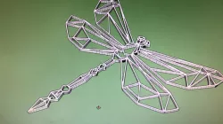 geometric dragon fly