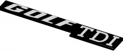 Golf TDI, GTD, GTI logo