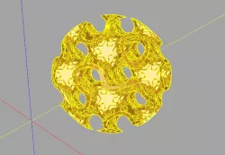 Gyroid sphere
