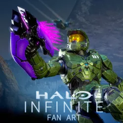 Halo Infinite Fanart - Master Chief 3d print figurine