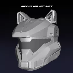 Halo Infinite Meownir Wearable Helmet - Cat Ears
