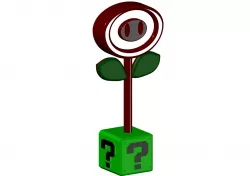 Hearing aid stands Mario bross plant