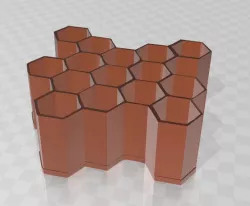 honeycomb pen holder