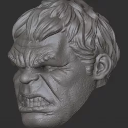 Hulk head for action figure