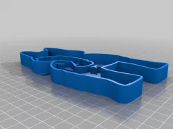Husky Butt Cookie Cutter