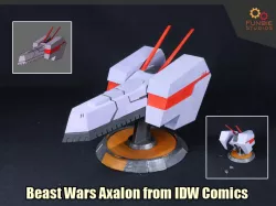 [Iconic Ships Series] Transformers Beast Wars Axalon from IDW Comics
