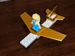 Jet Airplane Wing and Tail for Lego Duplos