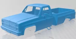 K10 Silverado 1984 Printable Body Car