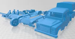 Land Rover Defender 130 High Capacity Double Cab PickUp 2011 Printable Car