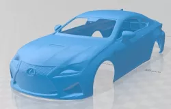 Lexus RC F 2015 Printable Body Car