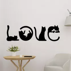 Love Cat Wall Decor