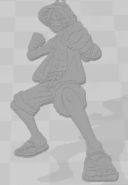 luffy key ring