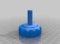 M10 Cross button 30 mm for securing the boattrailer light extension shaft