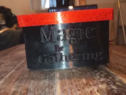 Magic the gathering extra card storage box and lid