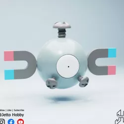 Magnemite (1/4 Scale Pokemon) 2.0