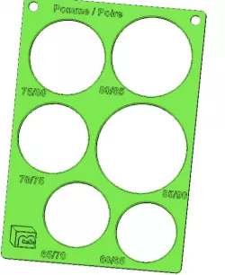 Manual size apple/pear from 60 to 90