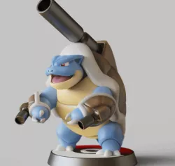 Mega Blastoise - FAN ART - POKÉMON FIGURINE -POKEMON