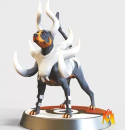 Mega Houndoom -NORMAL VERSION- POKÉMON FIGURINE - POKÉMON UNIT
