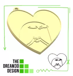 MEME IN LOVE KETNIPZ KEYCHAIN / KEY RING / PENDANT