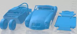 MG MGA Race Printable Car