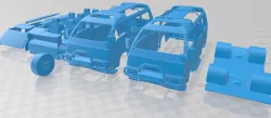 Mitsubishi Delica Star Wagon 4WD 1986 Printable Van