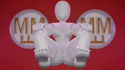 Model Woman - Sitting Pose